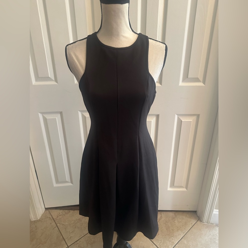 Marilyn Monroe Black Apparel Dress with Back Gold Zipper